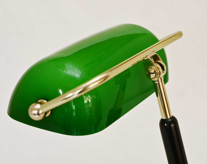 Art Deco Kontorlampe Schreibtischlampe  Tischlampe Messinglampe