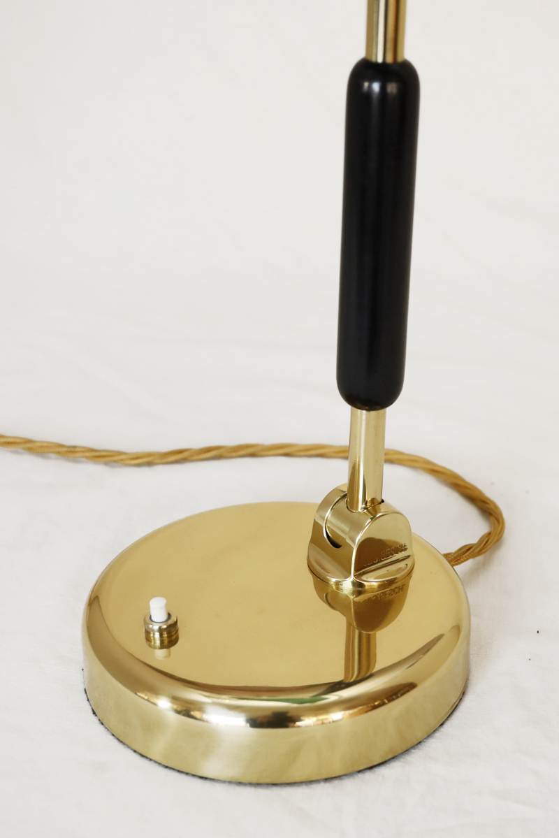 Art Deco Kontorlampe Schreibtischlampe  Tischlampe Messinglampe