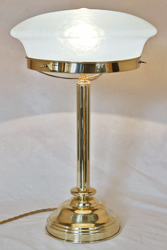 Jugendstil Tischlampe Messing Lampe Schreibtischlampe