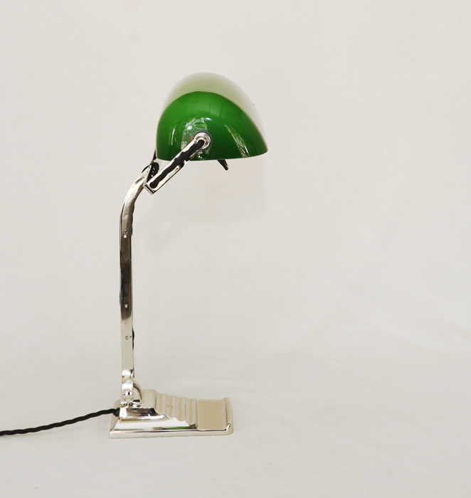 Art Deco Schreibtischlampe Kontorlampe Bankerlampe