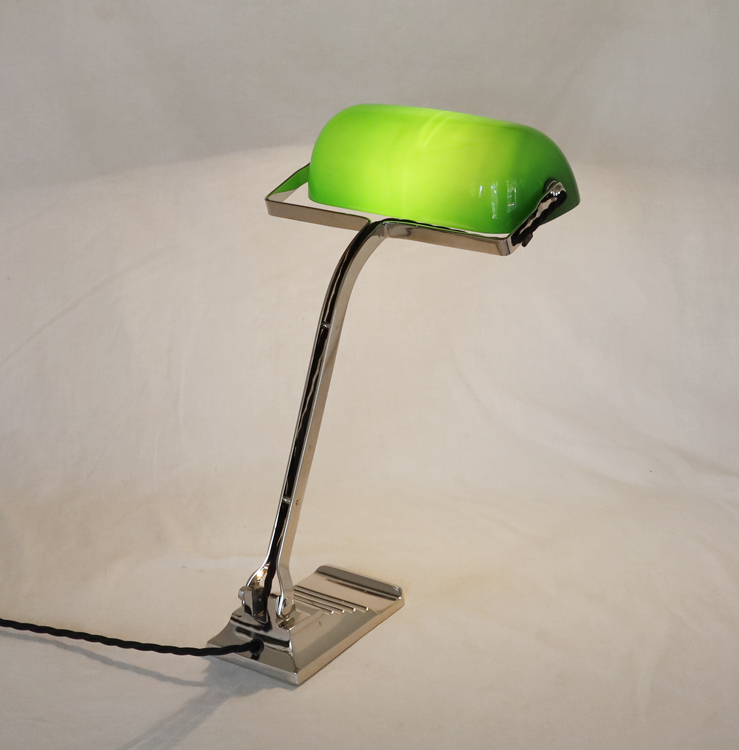 Art Deco Schreibtischlampe Kontorlampe Bankerlampe