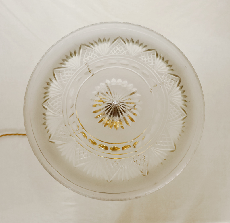 Jugendstil Stehlampe Tischlampe Messinglampe Standlampe 