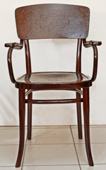 Jugendstil Thonet Stuhl Buchenbugholz Sessel Armlehnstuhl