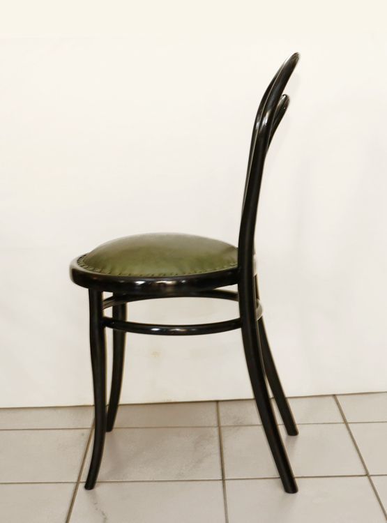Paar Thonet Stuehle Sessel Buchenbugholz schwarz