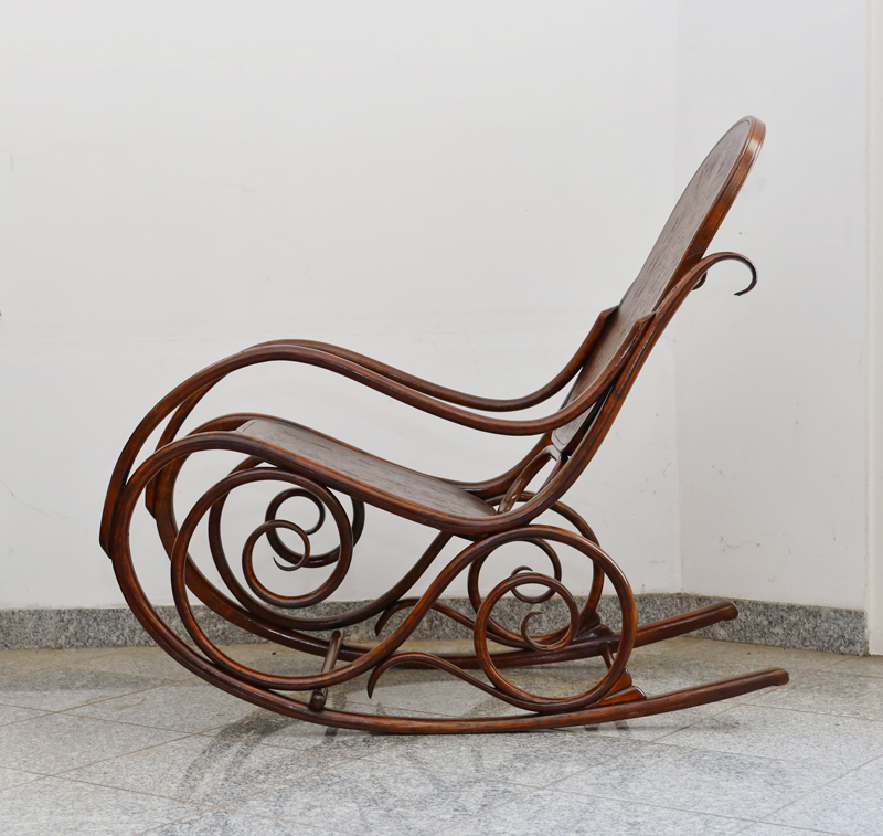 Jugendstil Schaukelstuhl Kohn Schaukelfauteuil Bugholz Moebel