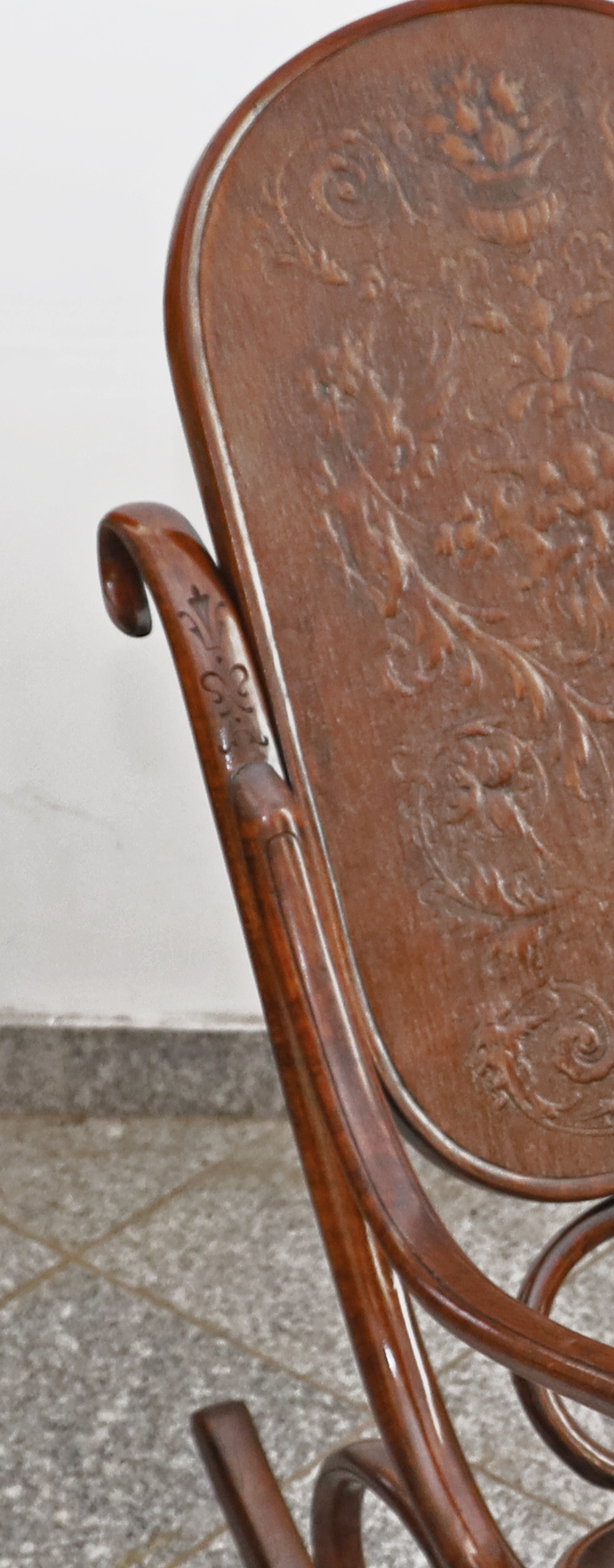 Jugendstil Schaukelstuhl Kohn Schaukelfauteuil Bugholz Moebel