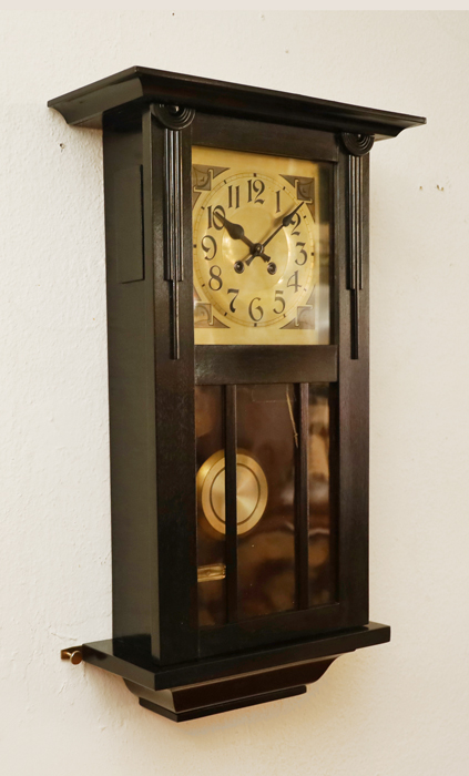 Jugendstil Pendeluhr antike Wanduhr