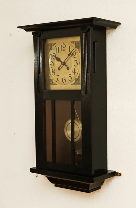 Jugendstil Pendeluhr antike Wanduhr