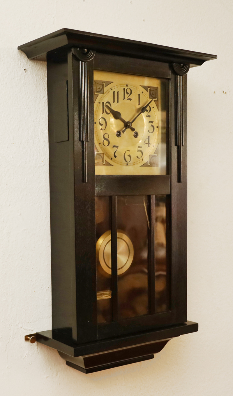 Jugendstil Pendeluhr antike Wanduhr