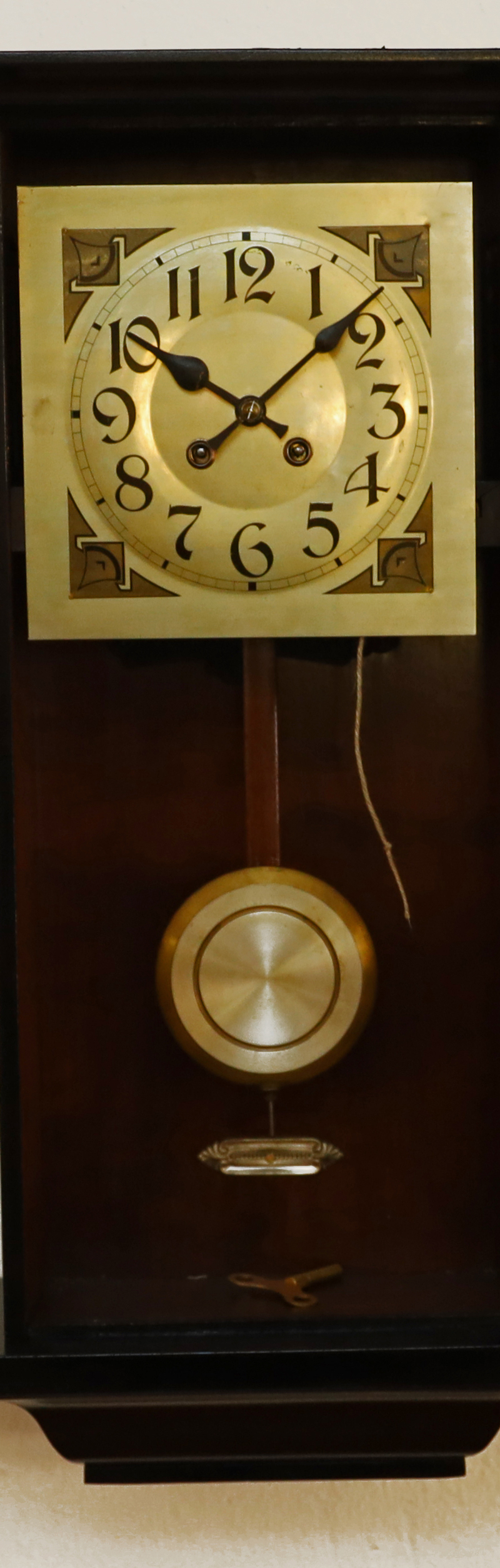 Jugendstil Pendeluhr antike Wanduhr