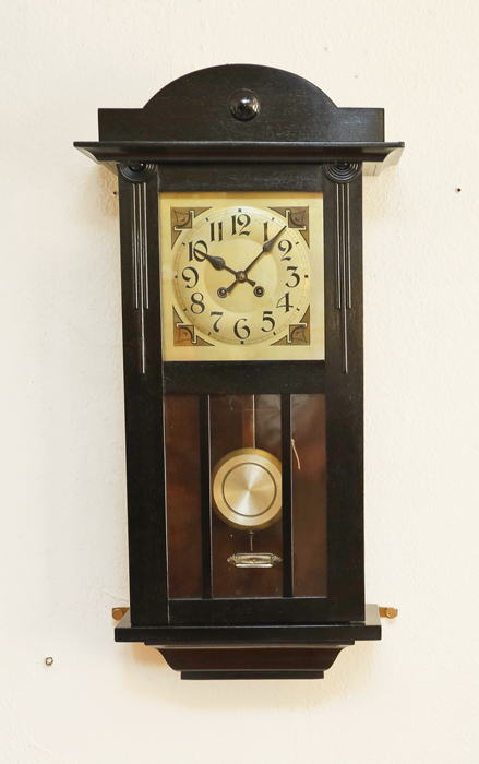 Jugendstil Pendeluhr antike Wanduhr