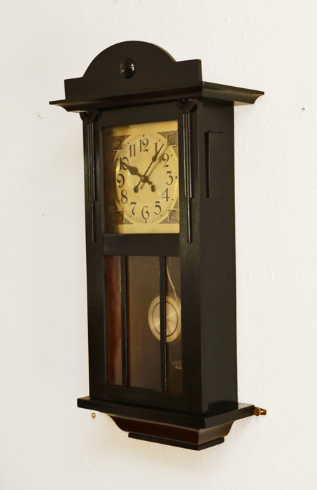 Jugendstil Pendeluhr antike Wanduhr
