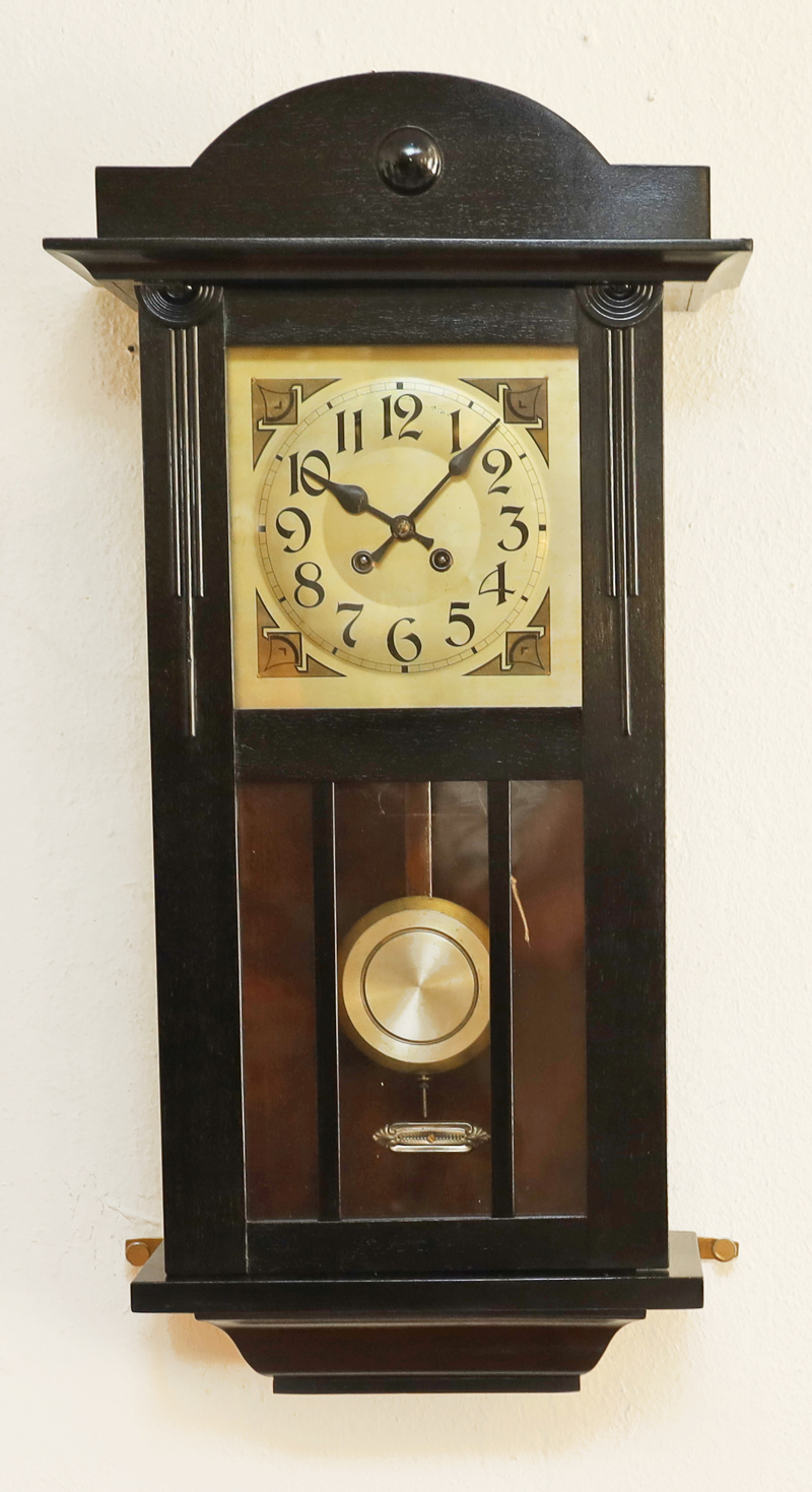 Jugendstil Pendeluhr antike Wanduhr