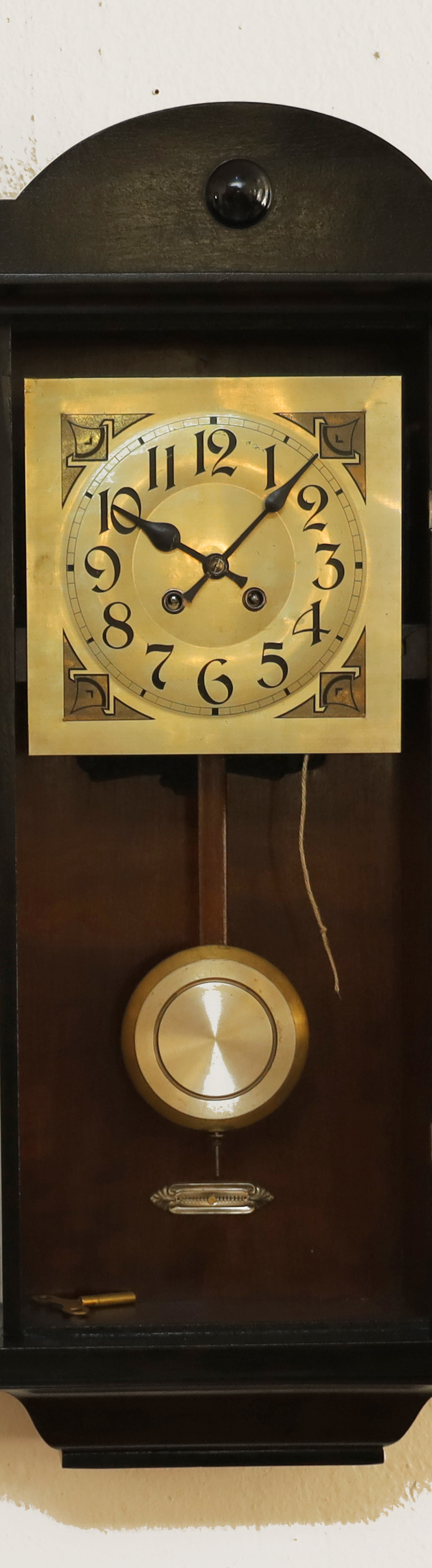 Jugendstil Pendeluhr antike Wanduhr