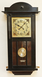 Jugendstil Pendeluhr antike Wanduhr
