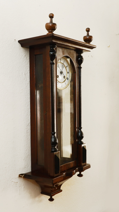 Historismus Pendeluhr antike altdeutsche Wanduhr