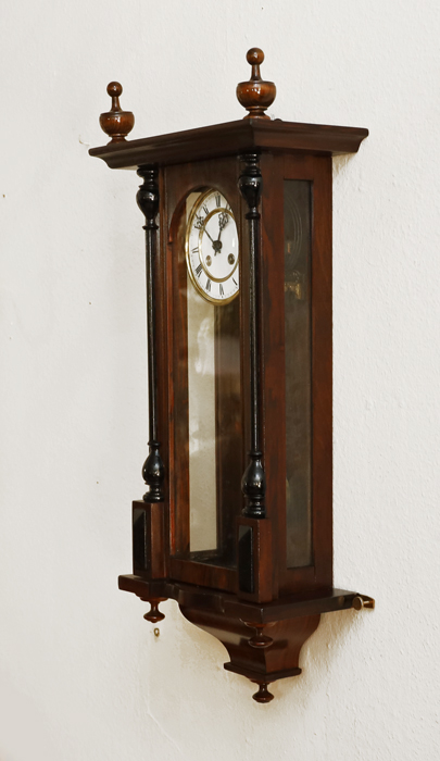 Historismus Pendeluhr antike altdeutsche Wanduhr