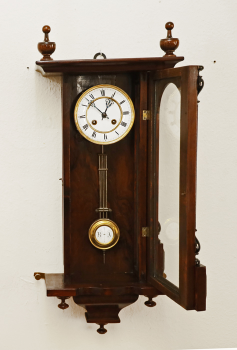 Historismus Pendeluhr antike altdeutsche Wanduhr