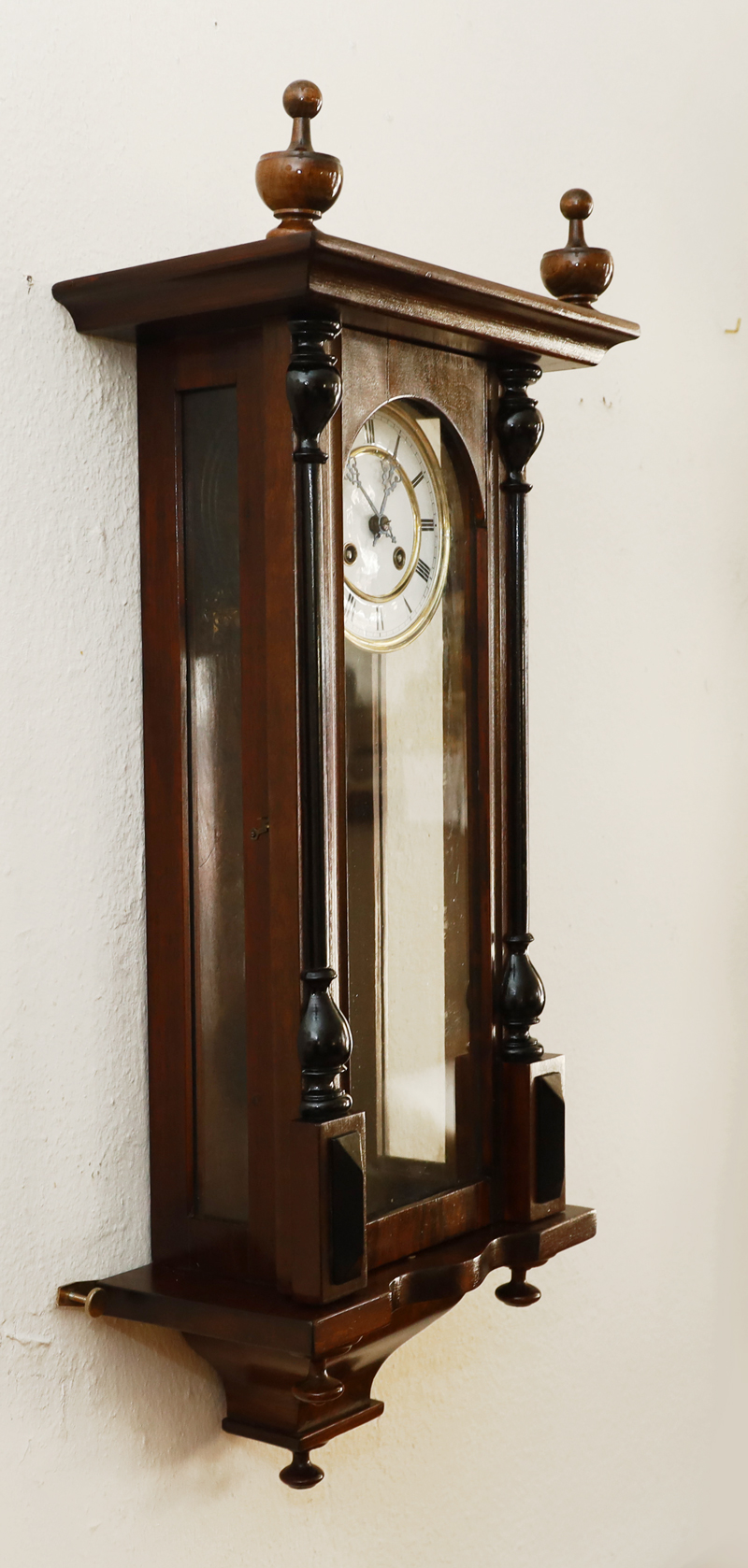 Historismus Pendeluhr antike altdeutsche Wanduhr