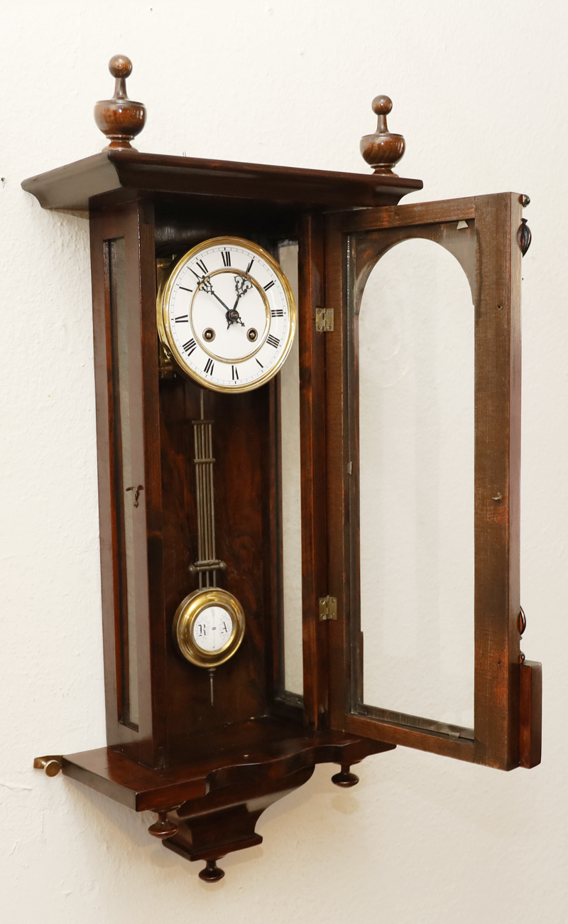 Historismus Pendeluhr antike altdeutsche Wanduhr