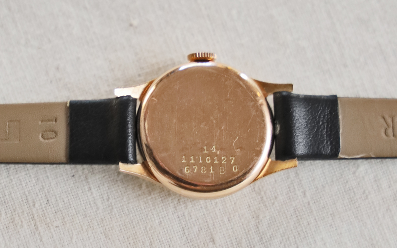 Goldene Doxa Damen Armbanduhr 