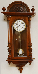 Historismus Pendeluhr altdeutsche antike Wanduhr