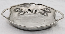 Zinnschale Gebaeckschale Aehren Dekor Artina