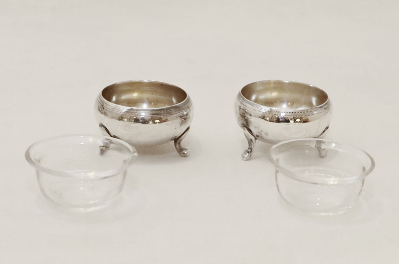 Argentor Wien Jugendstil Menage Eierbecher Salieren