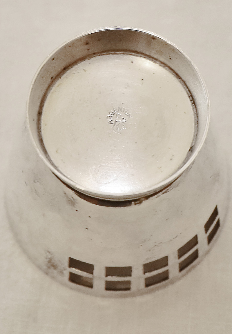 Argentor Wien Jugendstil Menage Eierbecher Salieren