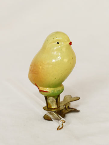 Nostalgischer Alter Christbaumschmuck Vogel