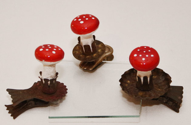 Nostalgischer Alter Christbaumschmuck Fliegenpilze