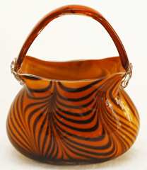 Murano Glasvase Blumenvase Glas Handtasche