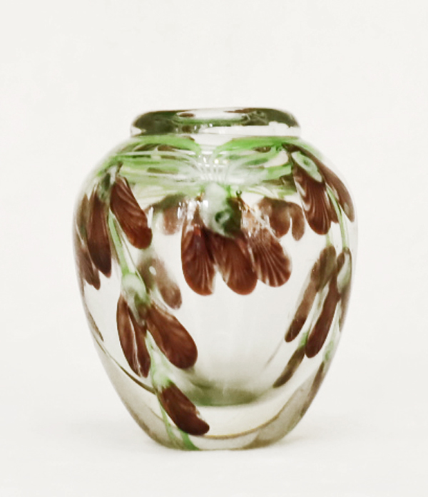 Glas Blumenvase 