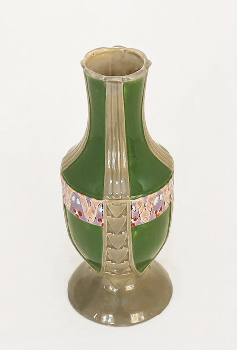 Eichwald Keramik Vase Jugendstil Blumenvase