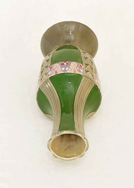 Eichwald Keramik Vase Jugendstil Blumenvase