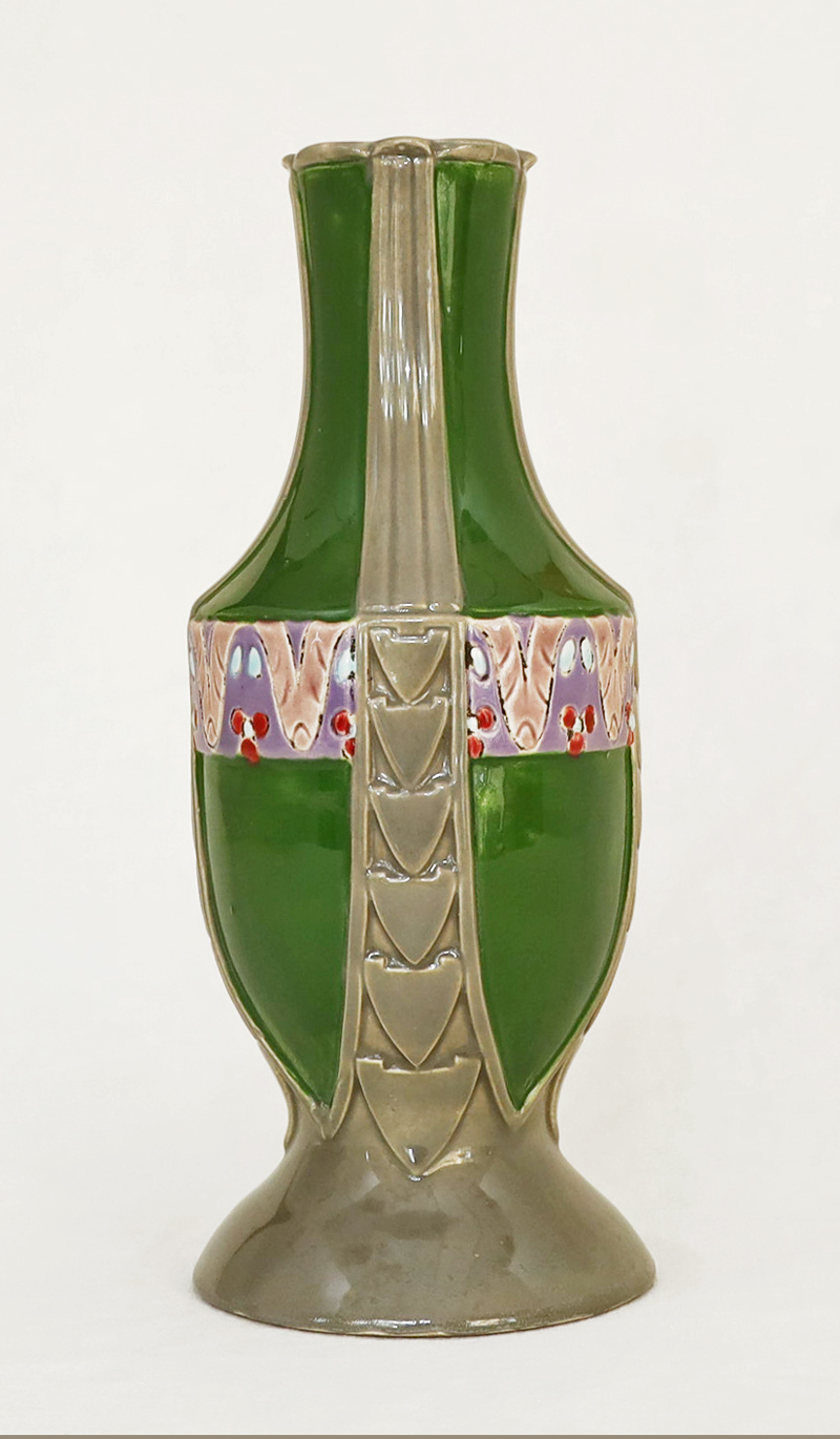 Eichwald Keramik Vase Jugendstil Blumenvase