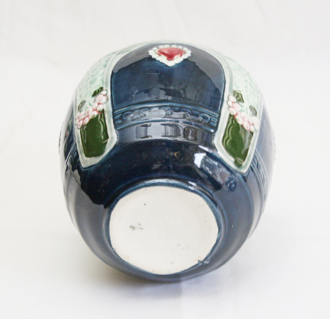Paar Keramik Blumenuebertoepfe Jugendstil Cachepot