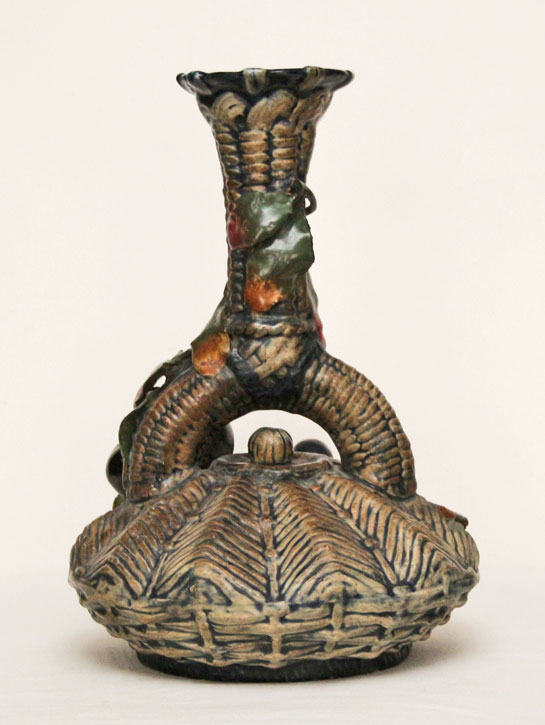 Jugendstil Keramikvase Blumenvase Amphora