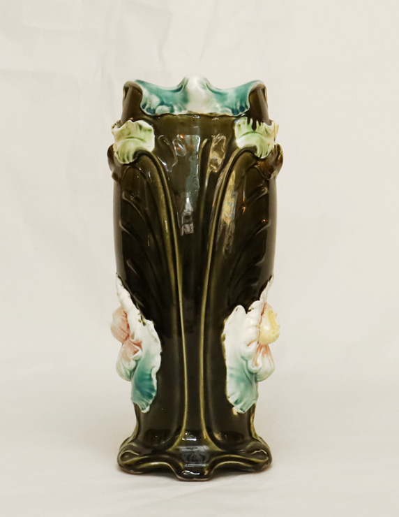 Florale Jugendstil Keramik Vase