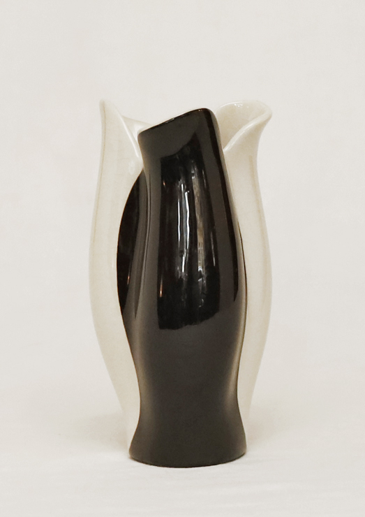 Keramos Art Deco Keramik Vase Blumenvase