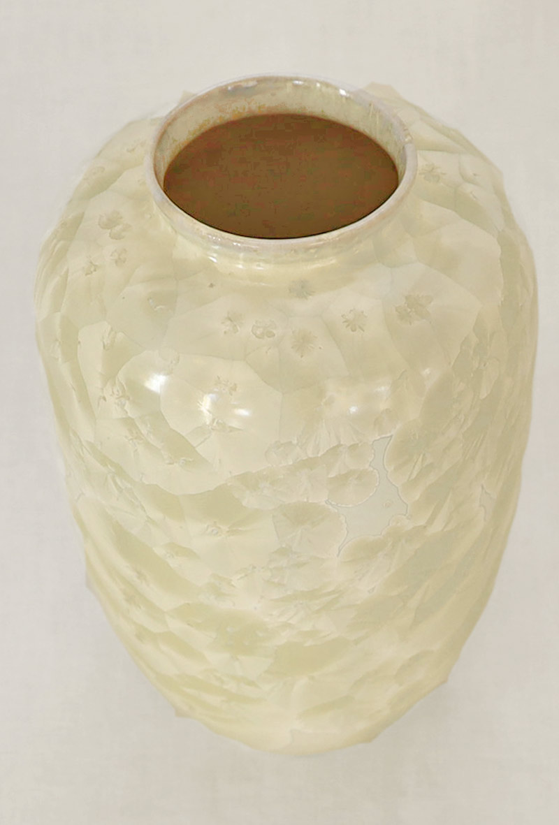 Eiskristall Keramikvase Blumenvase