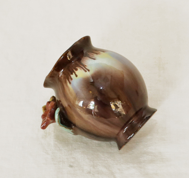 Alpenlaendische Blumenvase Keramikvase