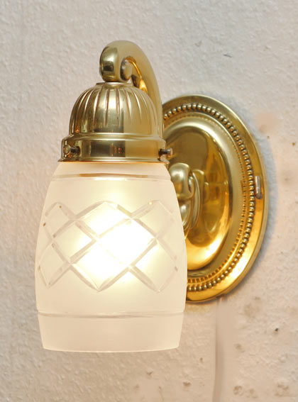 Jugendstil Art Deco Wandarm Amplique Wandlampe Messing Lampe