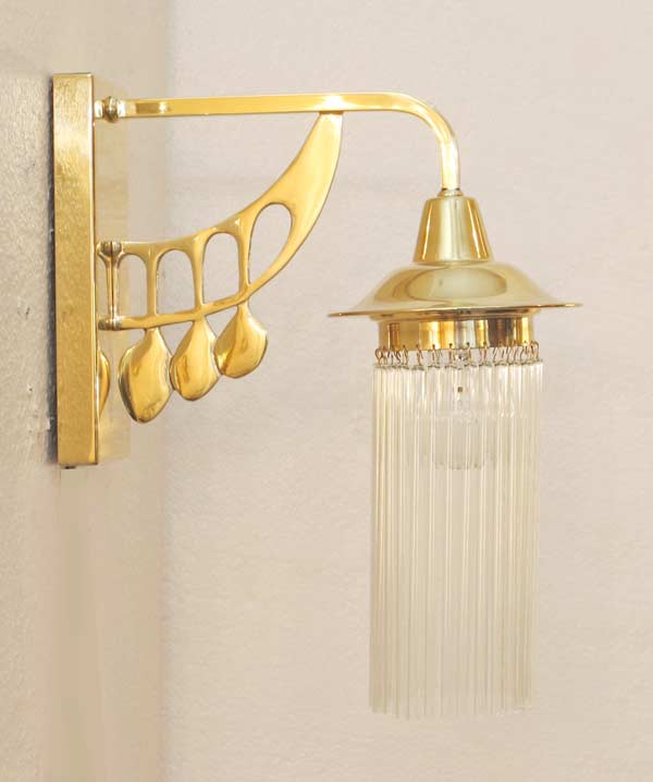Jugendstil Wandlampe Art Deco Wandarm Reproduktion